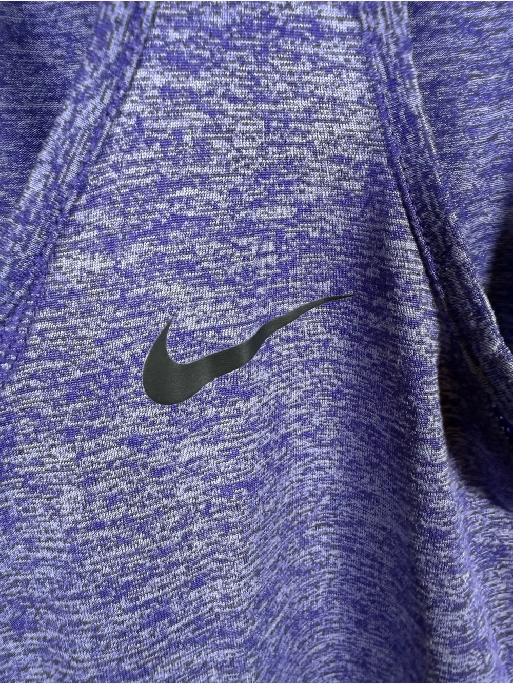 Nike Purple Heather Racerback Dri-FIT Tank